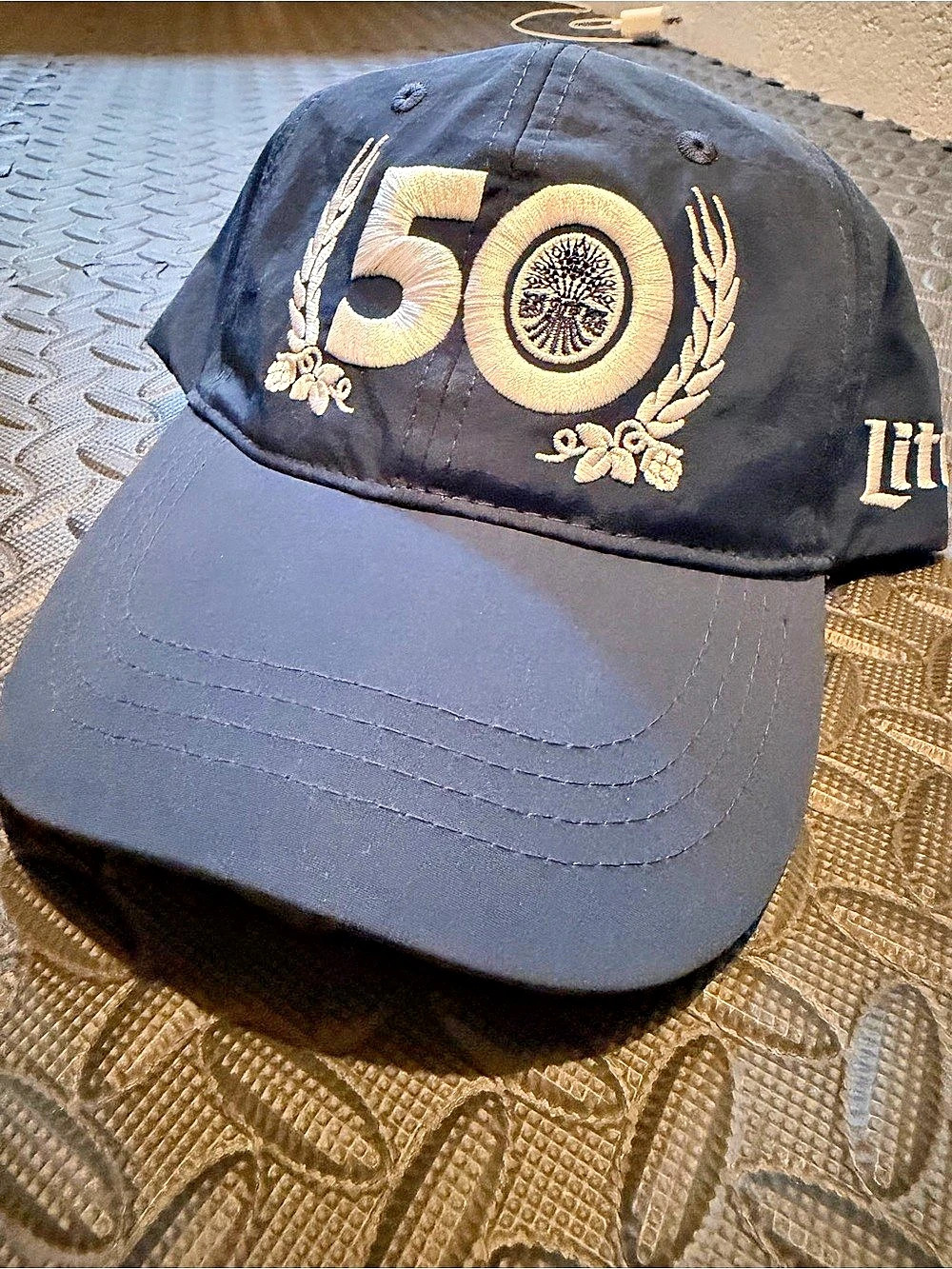 Miller Lite 50th Anniversary Hat Black